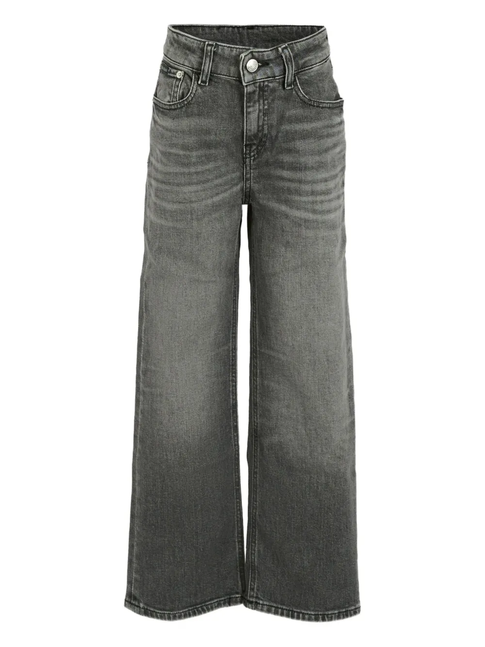 Calvin Klein Kids stretch-cotton jeans | Grey | Image 1