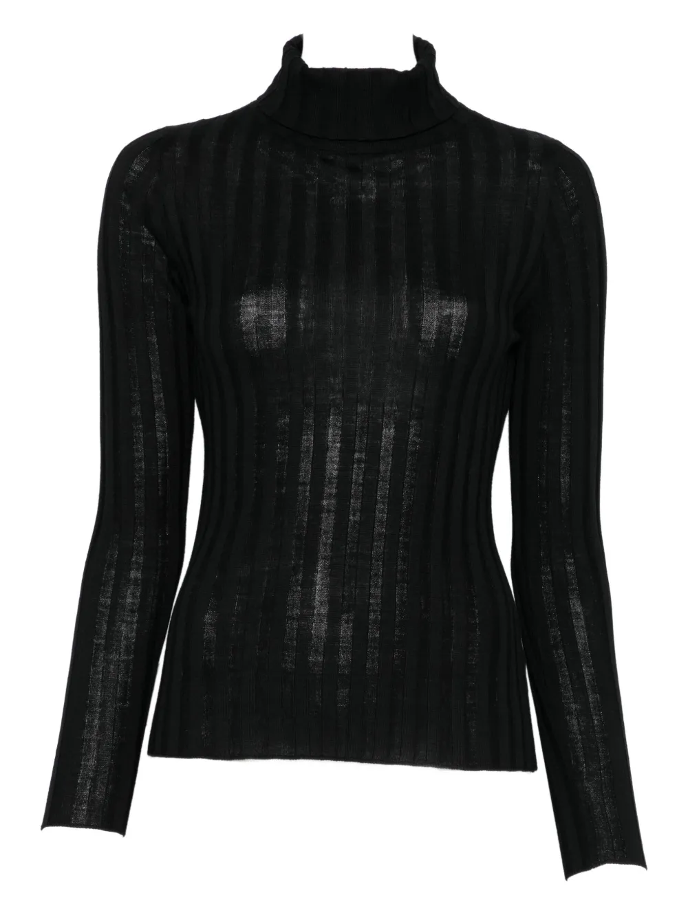 Hugenberg ribbed turtleneck sweater | Black | Image 1