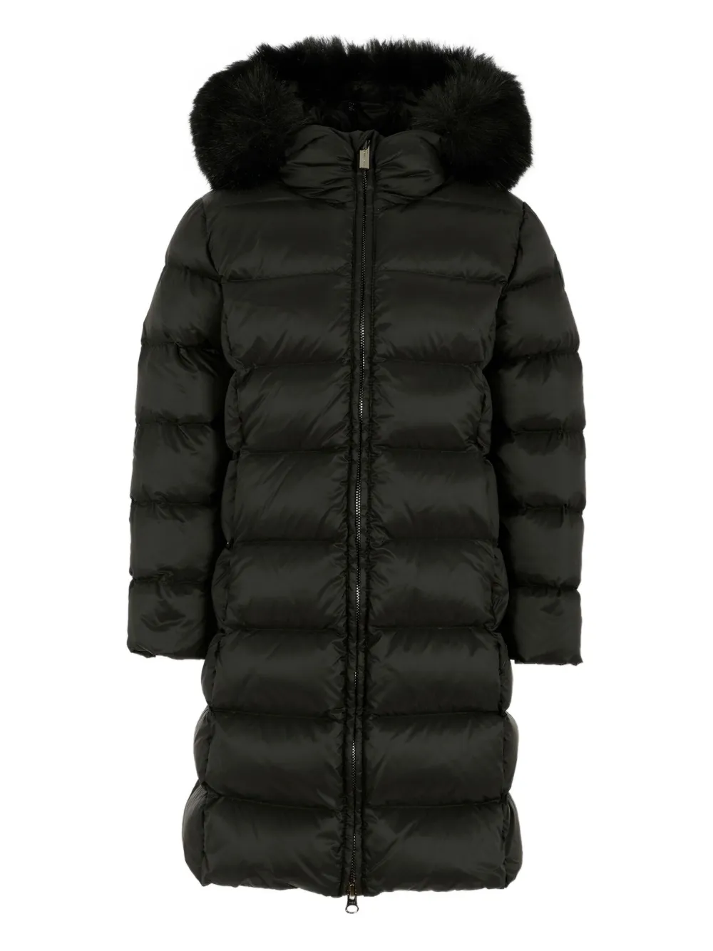 Colmar Kids fur-trimmed quilted jacket - ブラック Colmar Kids fur-trimmed quilted jacket - ブラック