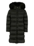 Colmar Kids fur-trimmed quilted jacket - Black
