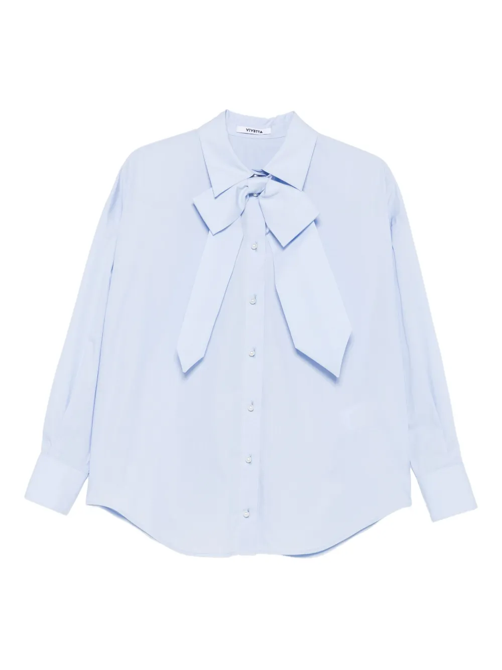 Vivetta bow-detail buttoned shirt | Blue | Image 1