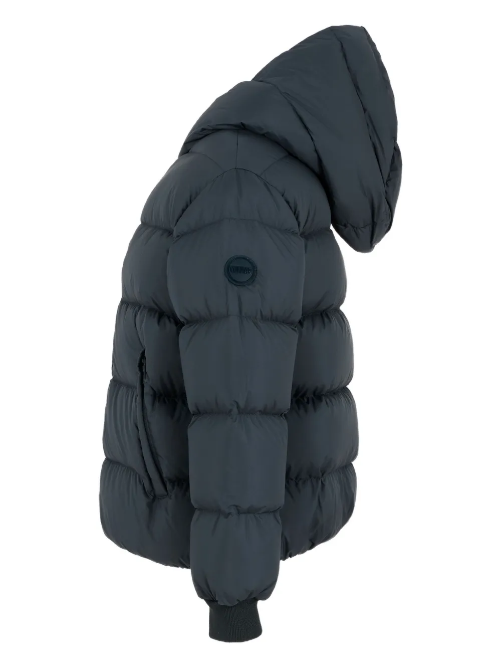 Colmar Blue Down Jacket For Kids With Logo In Blue