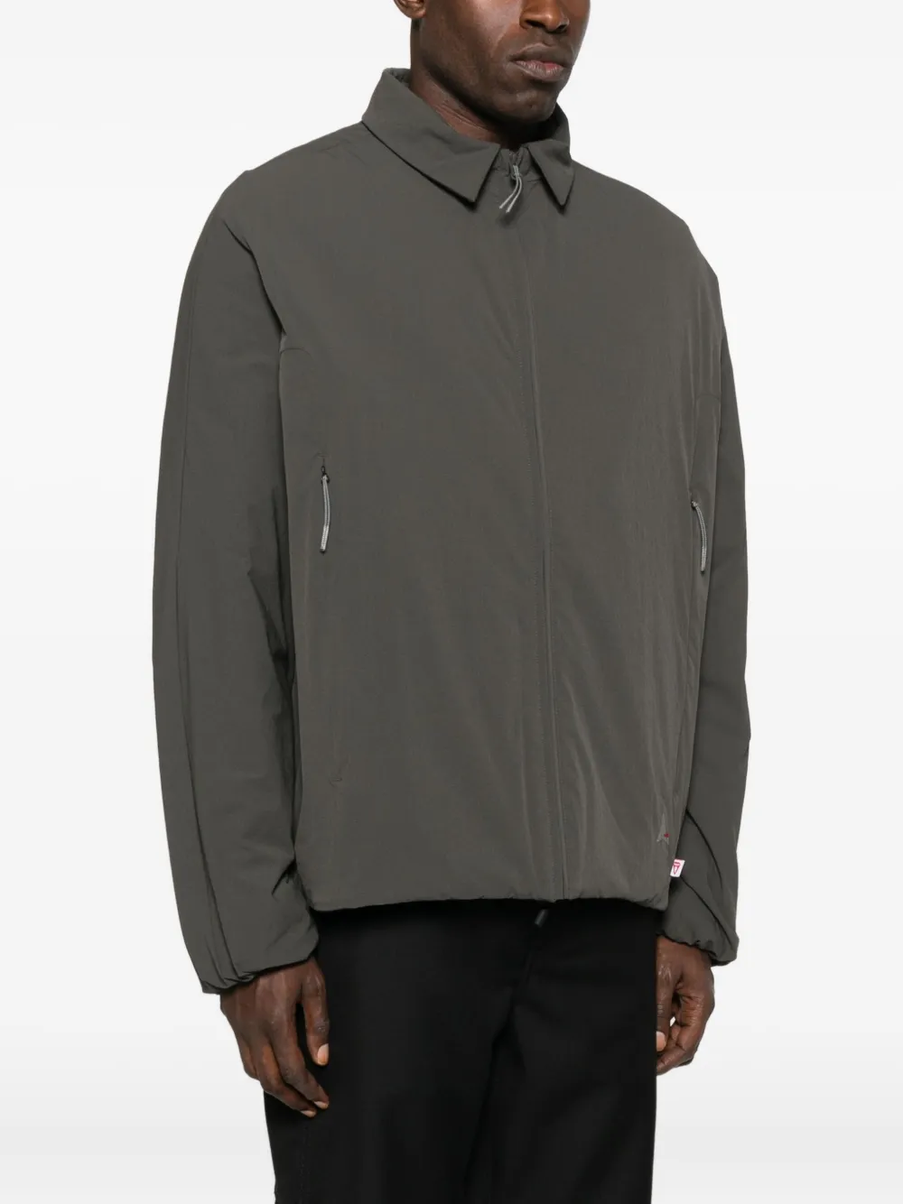 ROA Windjack met zak aan de voorkant Grijs