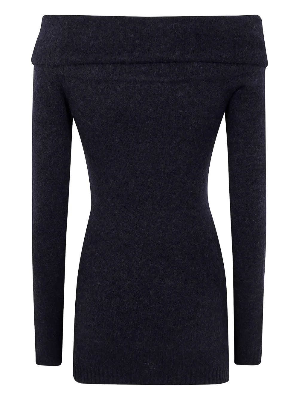 Blumarine Off-shoulder jurk verfraaid met bloemen - Zwart