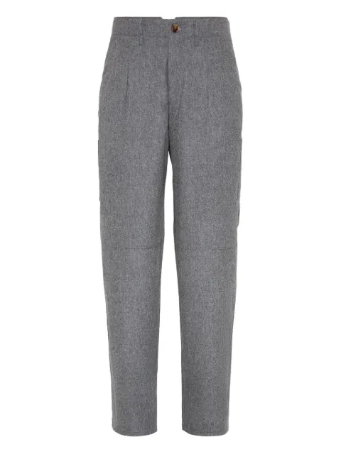 Brunello Cucinelli pleated patch-pocket trousers