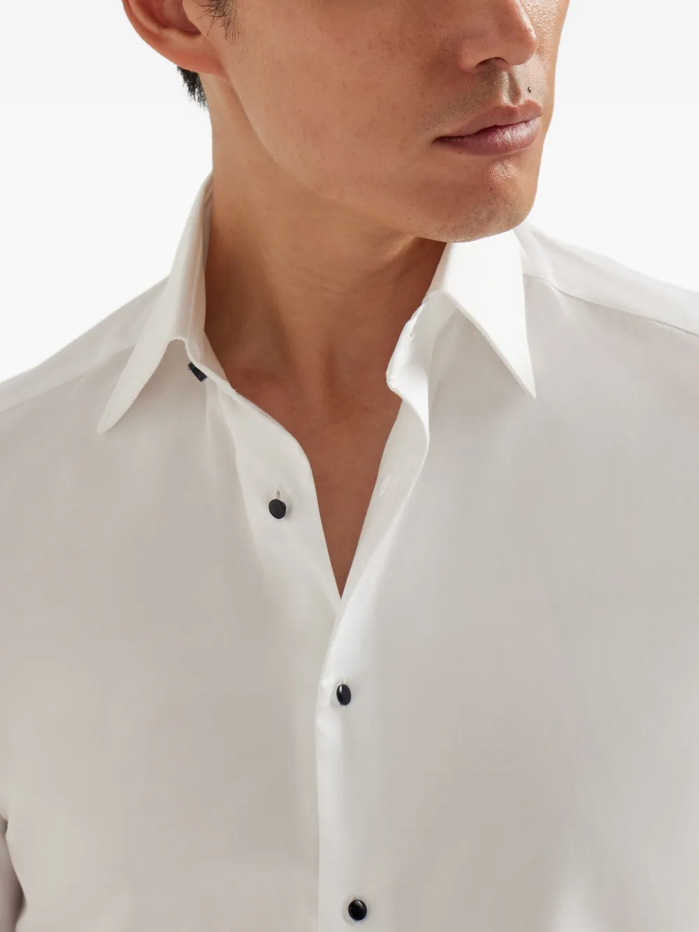 Brunello Cucinelli Cotton Shirt In White