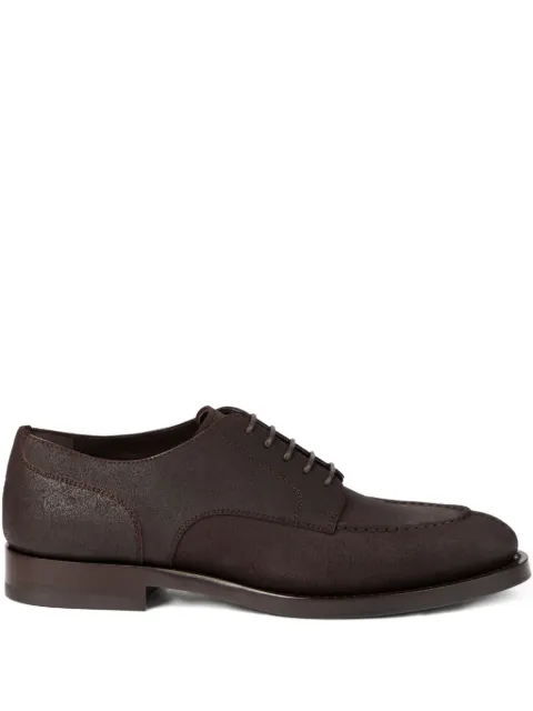 Brunello Cucinelli suede Derby shoes