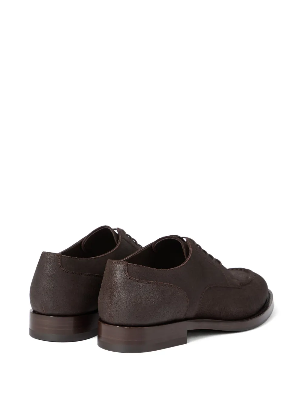 Brunello Cucinelli suede Derby shoes Brown
