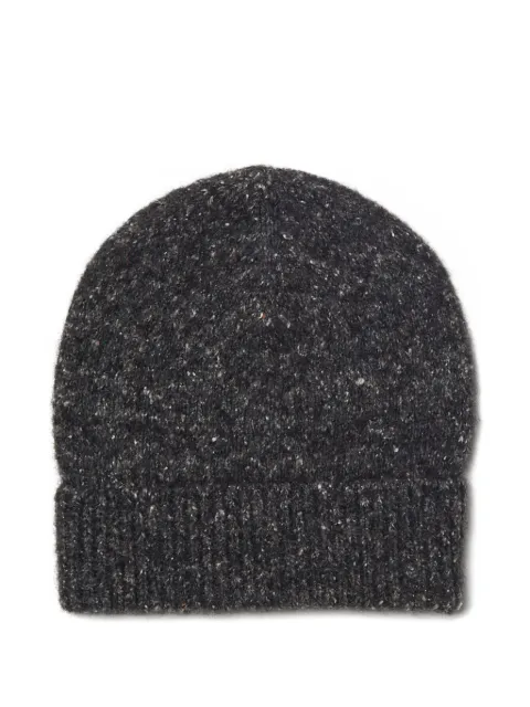 Peserico speckled knit beanie