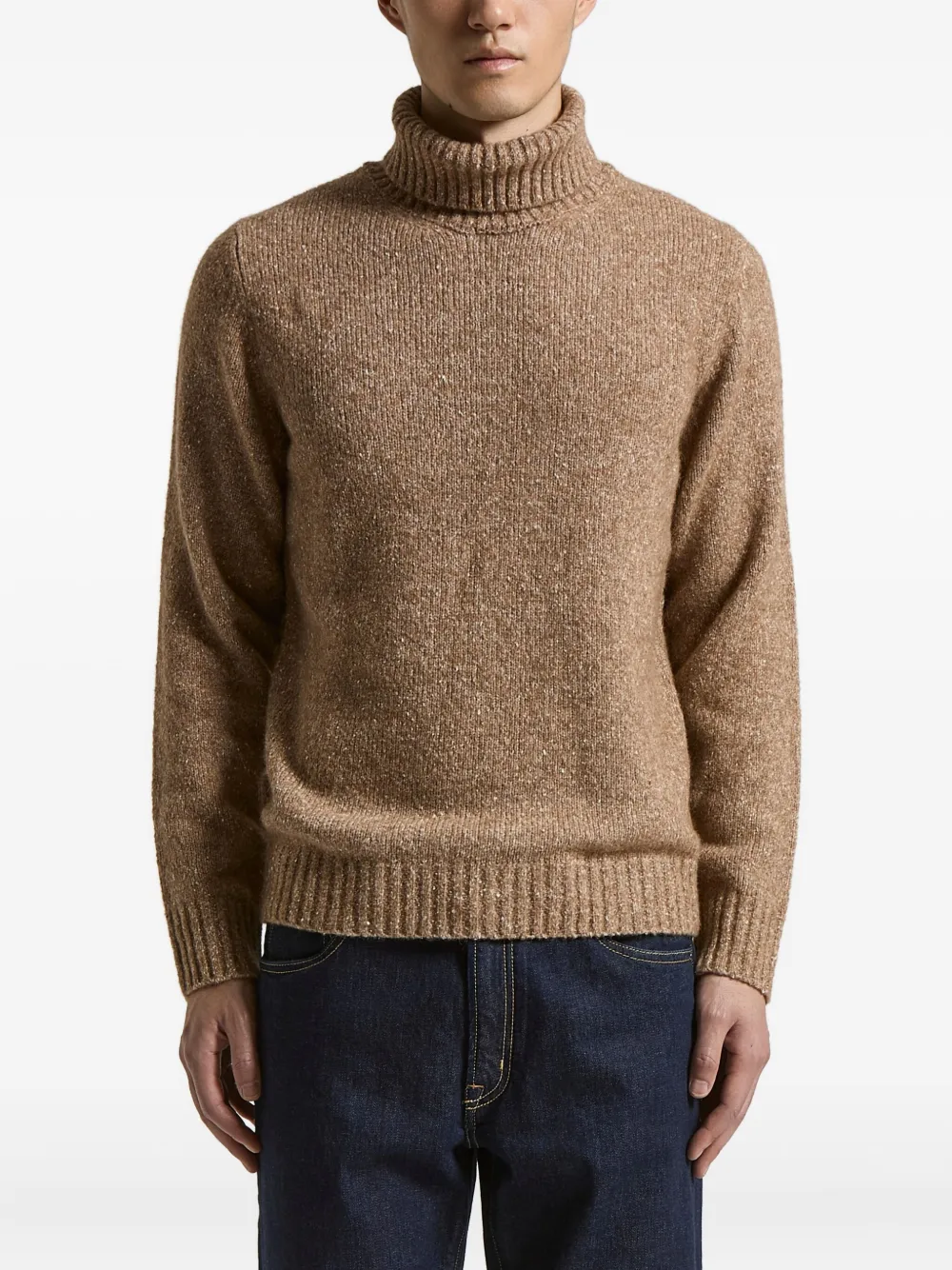 Peserico roll-neck sweater | Brown | Image 1