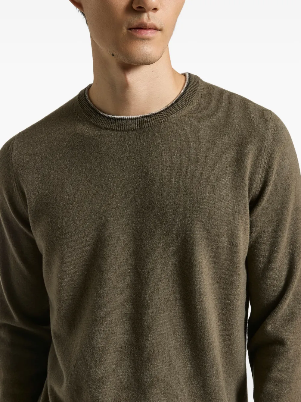 Peserico Trui met ronde hals Groen