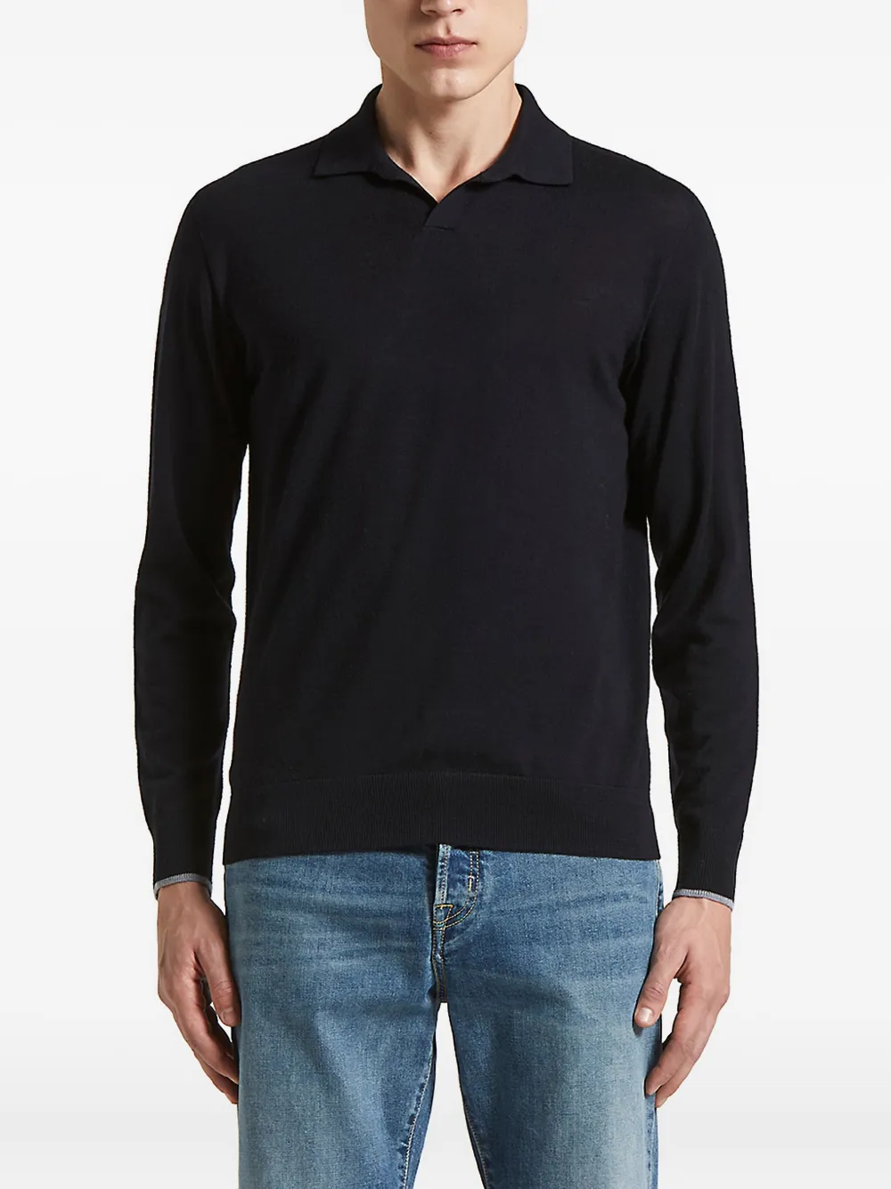 Peserico long-sleeve sweater | Black | Image 1