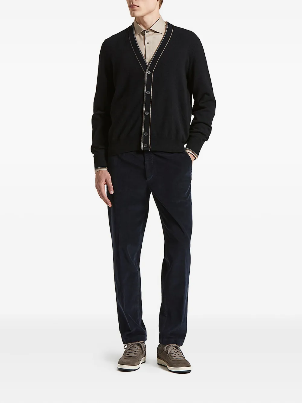 Peserico V-neck wool-cashmere cardigan | Cardigans | Image 2