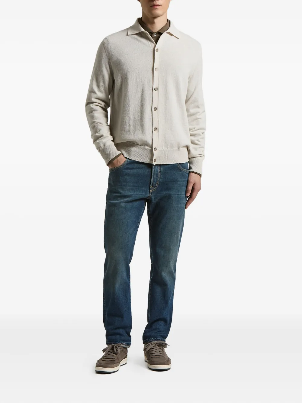 Peserico button-fastening cardigan | Cardigans | Image 2