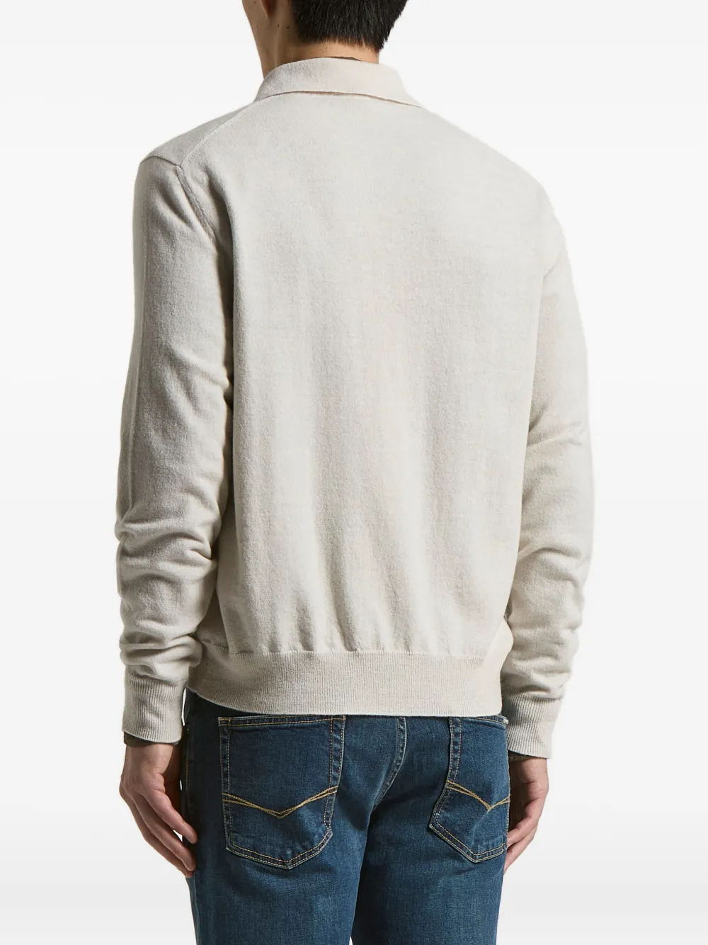 Peserico Wollen vest Beige