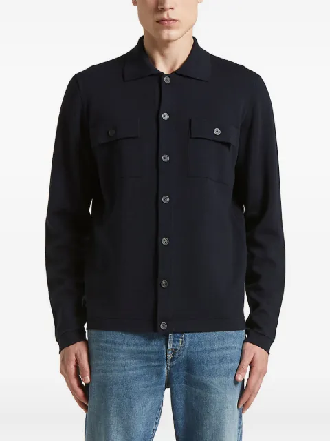 Peserico polo-collar cardigan