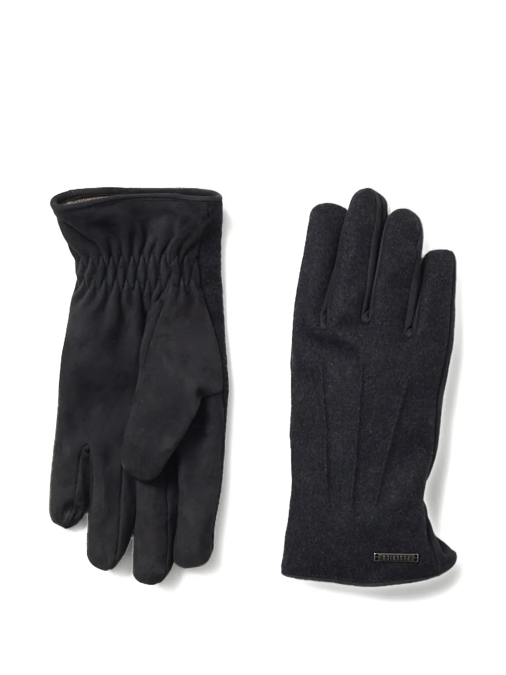 Peserico logo-plaque gloves | Black | Image 1