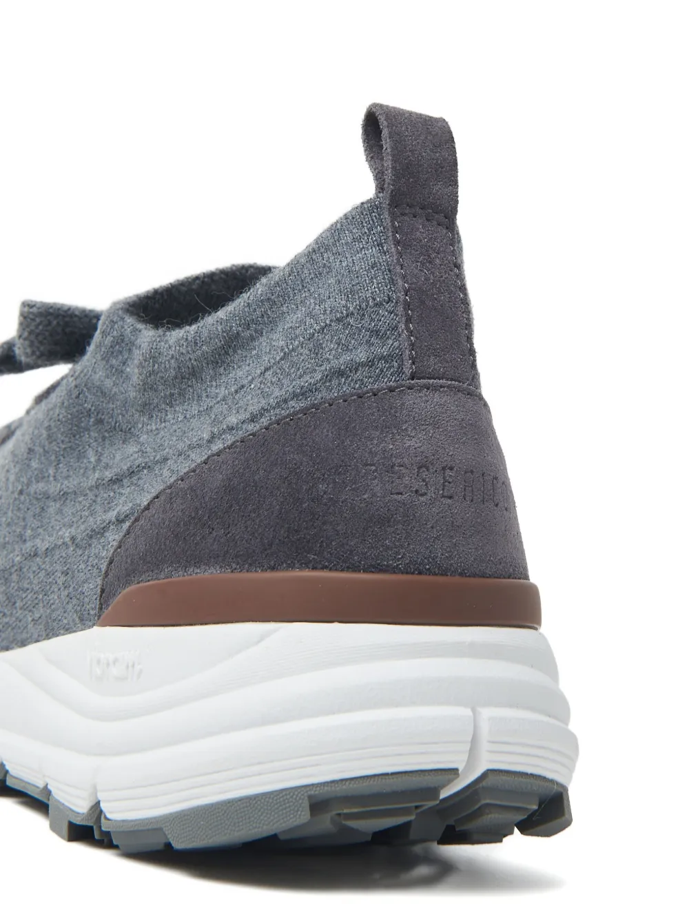 Peserico Sneakers met suède vlak Grijs