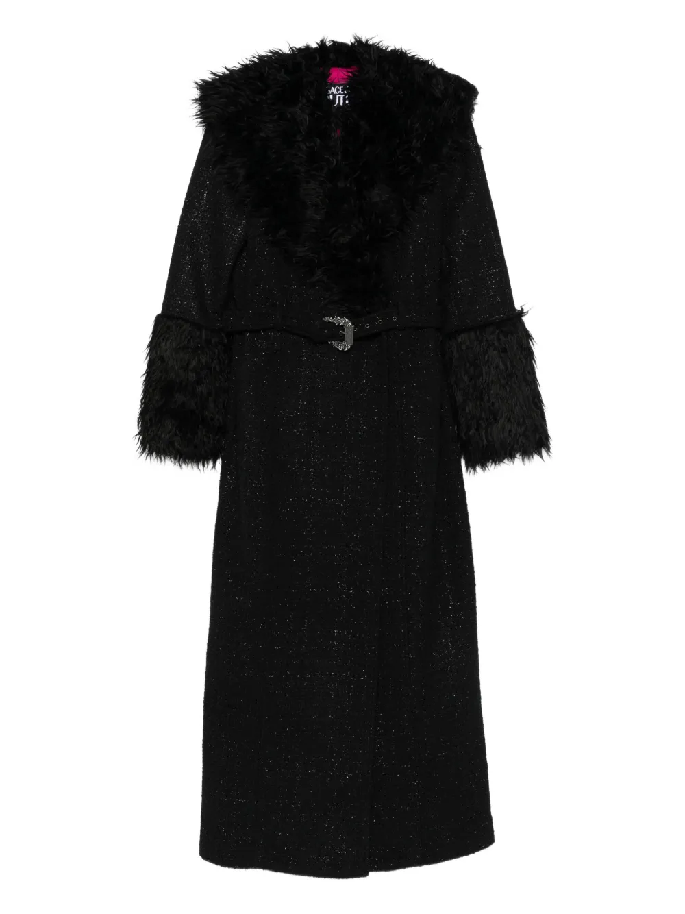 Versace Jeans Couture belted coat | Black | Image 1