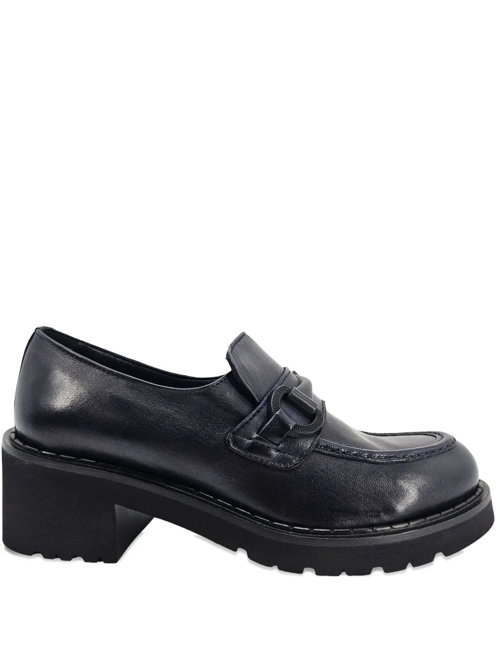 Madison.Maison chunky lug-sole loafers | Blue | Image 1