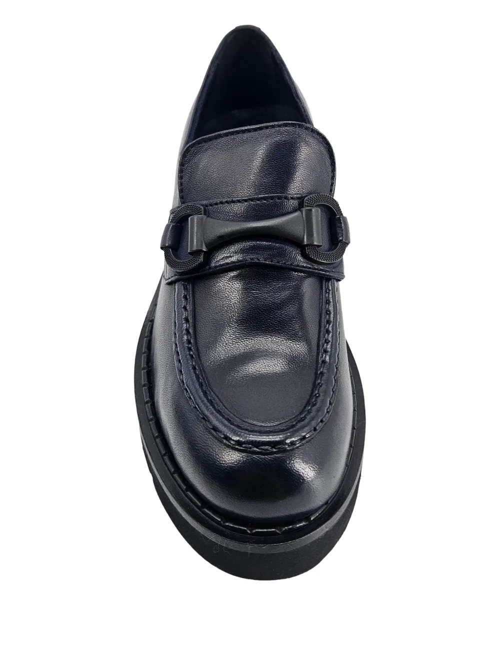 Madison.Maison chunky lug-sole loafers Blue