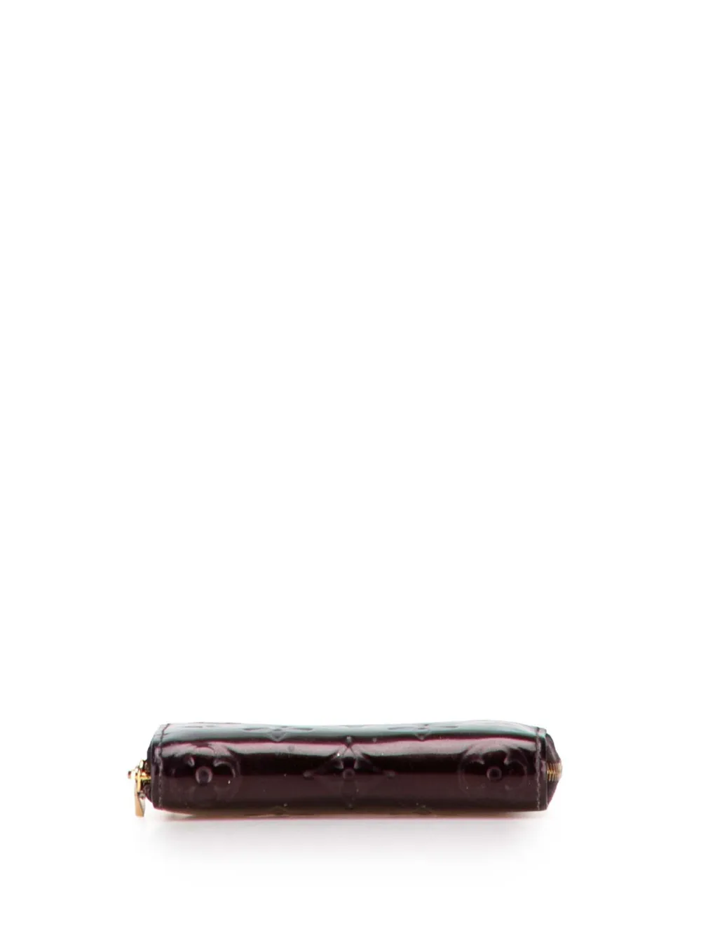 Pre-owned Louis Vuitton 2011 Monogram Vernis Zippy Purse Coin Pouch In Purple