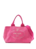 Prada Pre-Owned 2010-2025 Canvas Canapa Logo satchel - Pink