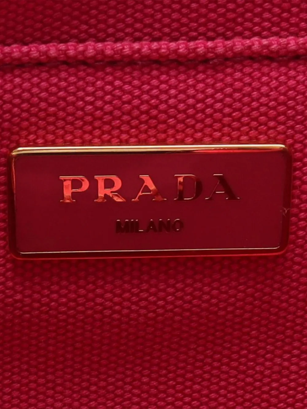 Pre-owned Prada 2010-2025 Canvas Canapa Logo Satchel In Pink