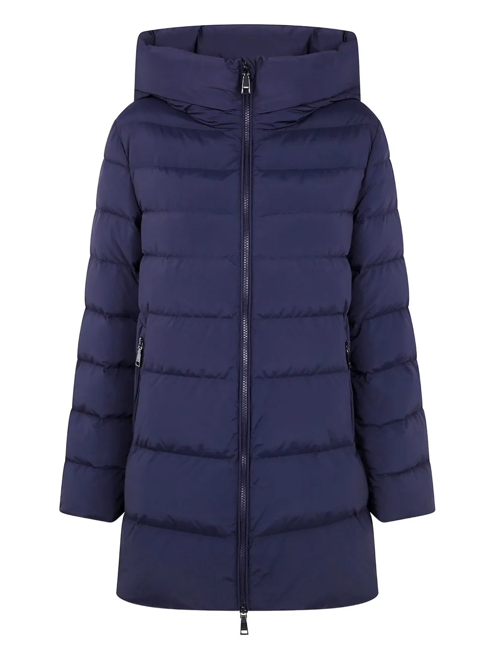 Seventy hooded quilted coat | Blue | Image 1