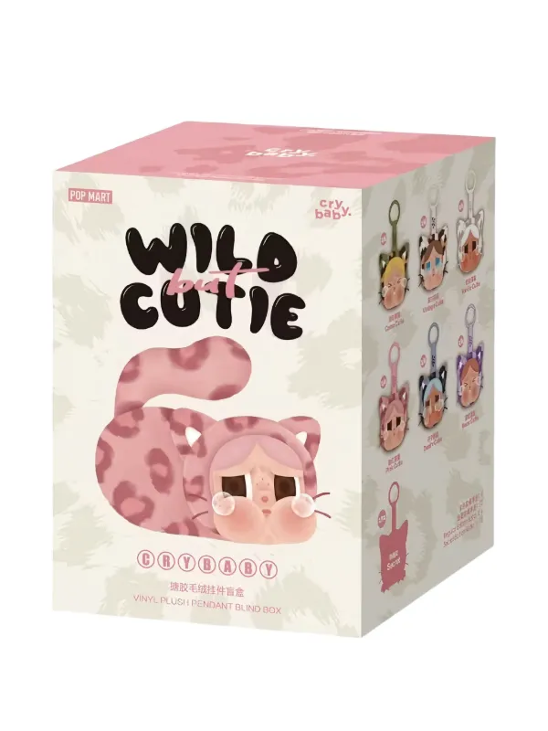 POP MART WILD CUTIE キーホルダー　新品未開封　4箱セット Pop Mart Crybaby Wild But Cutie Series Vinyl Plush