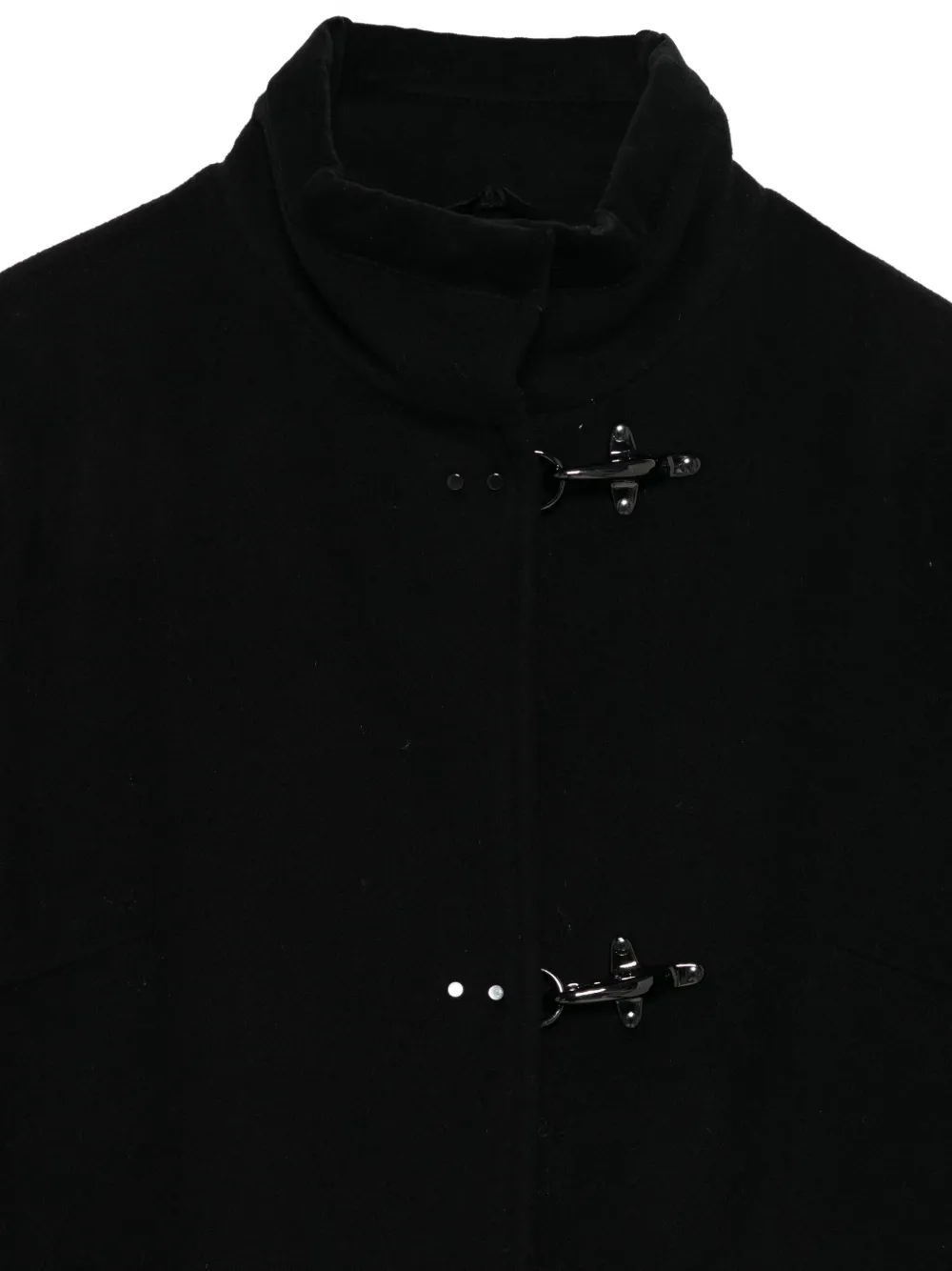 Fay Kids Duffeljas met enkele rij knopen Zwart