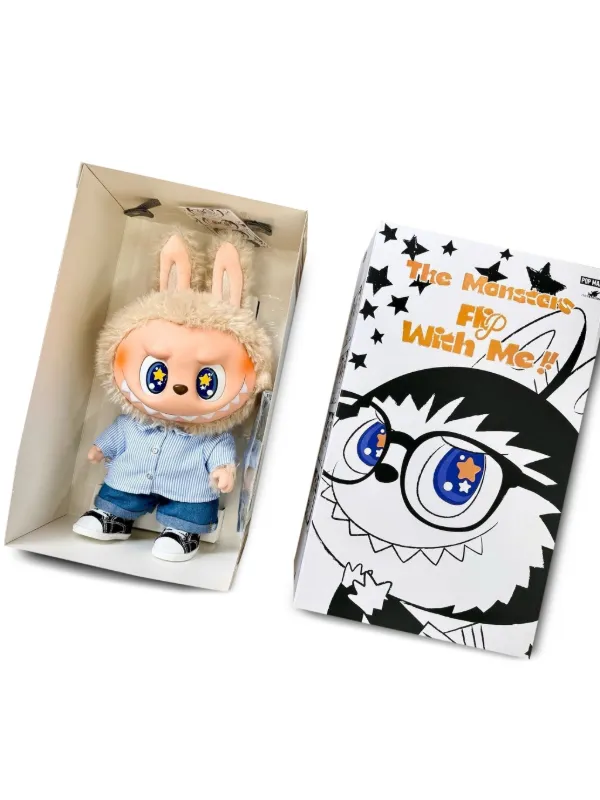Pop Mart Labubu Plush Doll | Neutrals | FARFETCH RO