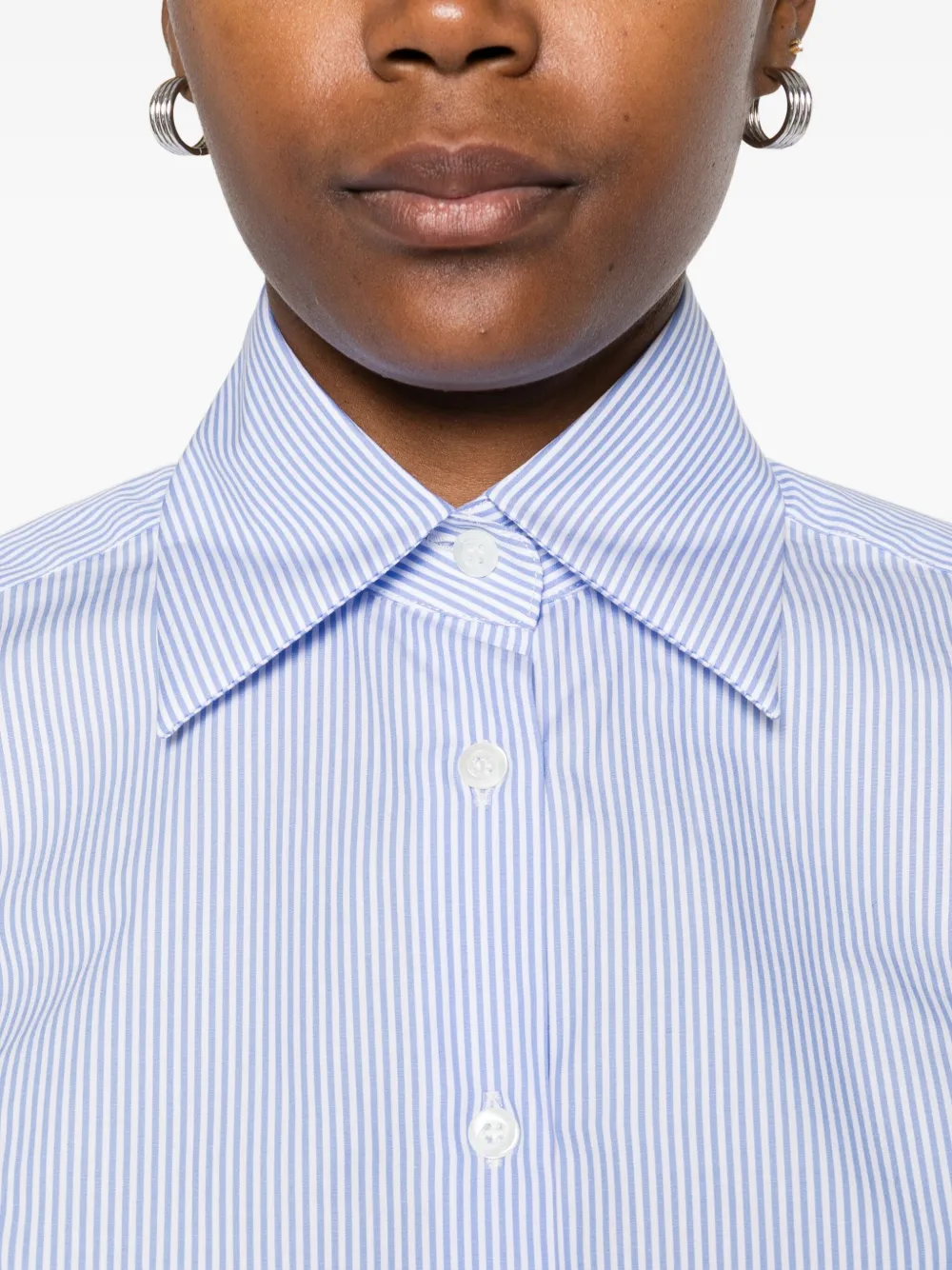 Mazzarelli Long-sleeve Button-up Shirt In Blue