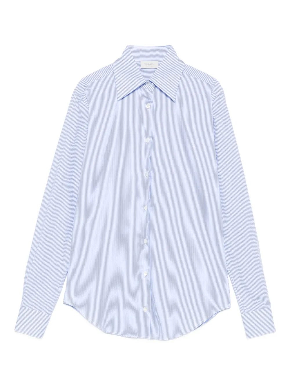 Mazzarelli striped long-sleeve shirt | Blue | Image 1