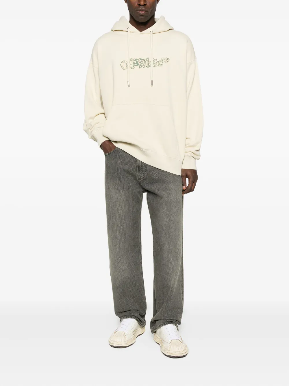 Off-White logo-print hoodie | Hoodies | Image 2