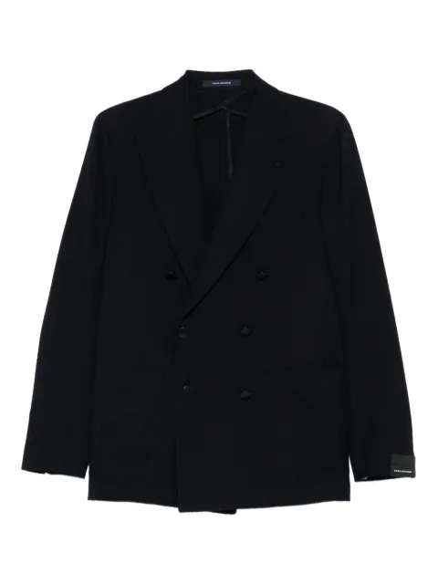 Tagliatore double-breasted patch-pocket jacket