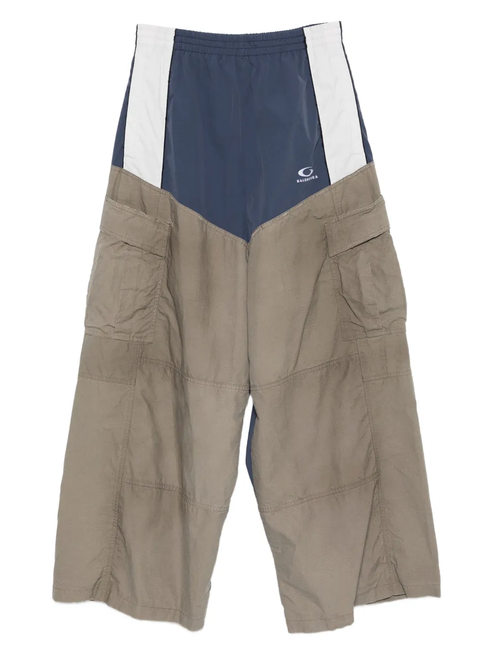 Balenciaga panelled cargo trousers | Blue | Image 1