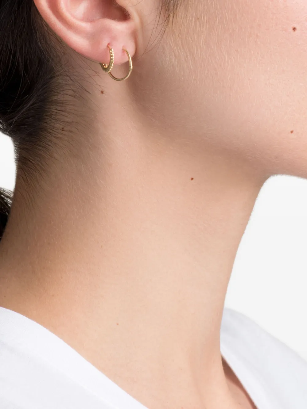 We By Whitebird 14k Yellow Gold Small Yvette Hoop Earring In Gold