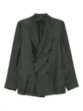 Tagliatore virgin wool blazer - Green