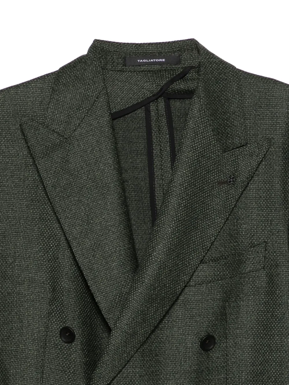 Tagliatore Blazer van scheerwol Groen