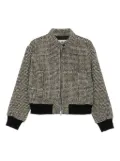 Barena houndstooth zip-front jacket - White