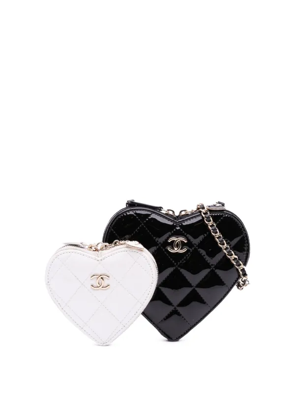 CHANEL Pre-Owned 2021-2025 マトラッセ パテント カーフスキン