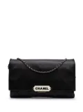 CHANEL Pre-Owned 2016-2017 Quilted Lambskin Retro Label shoulder bag - Black