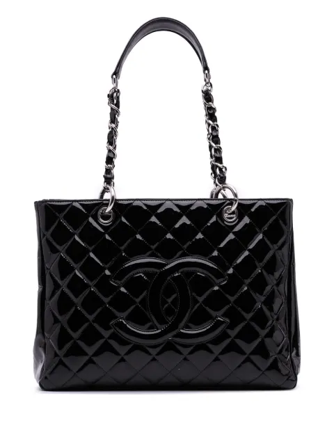 CHANEL Pre-Owned 2009-2010 Patent Grand Shopping tote bag