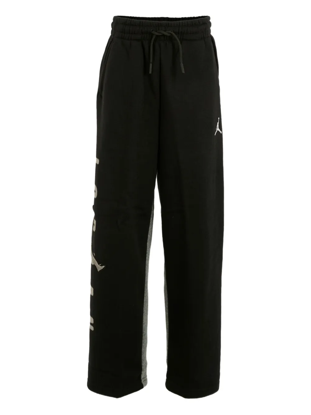 Jordan Kids logo-detail panelled trousers | Black | Image 1