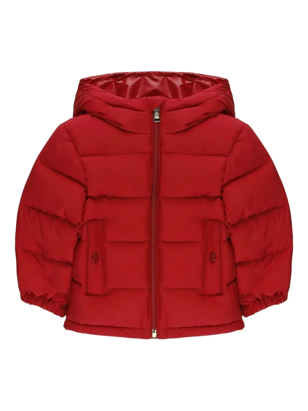 Moncler Enfant chamarra capitonada con capucha | rojo | Image 1