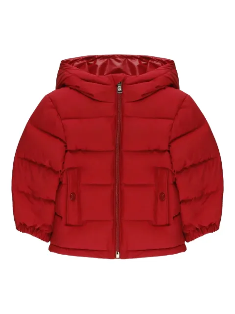 Moncler Enfant padded hooded jacket