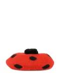 Konges Sløjd polka-dot pom-pom hat - Red