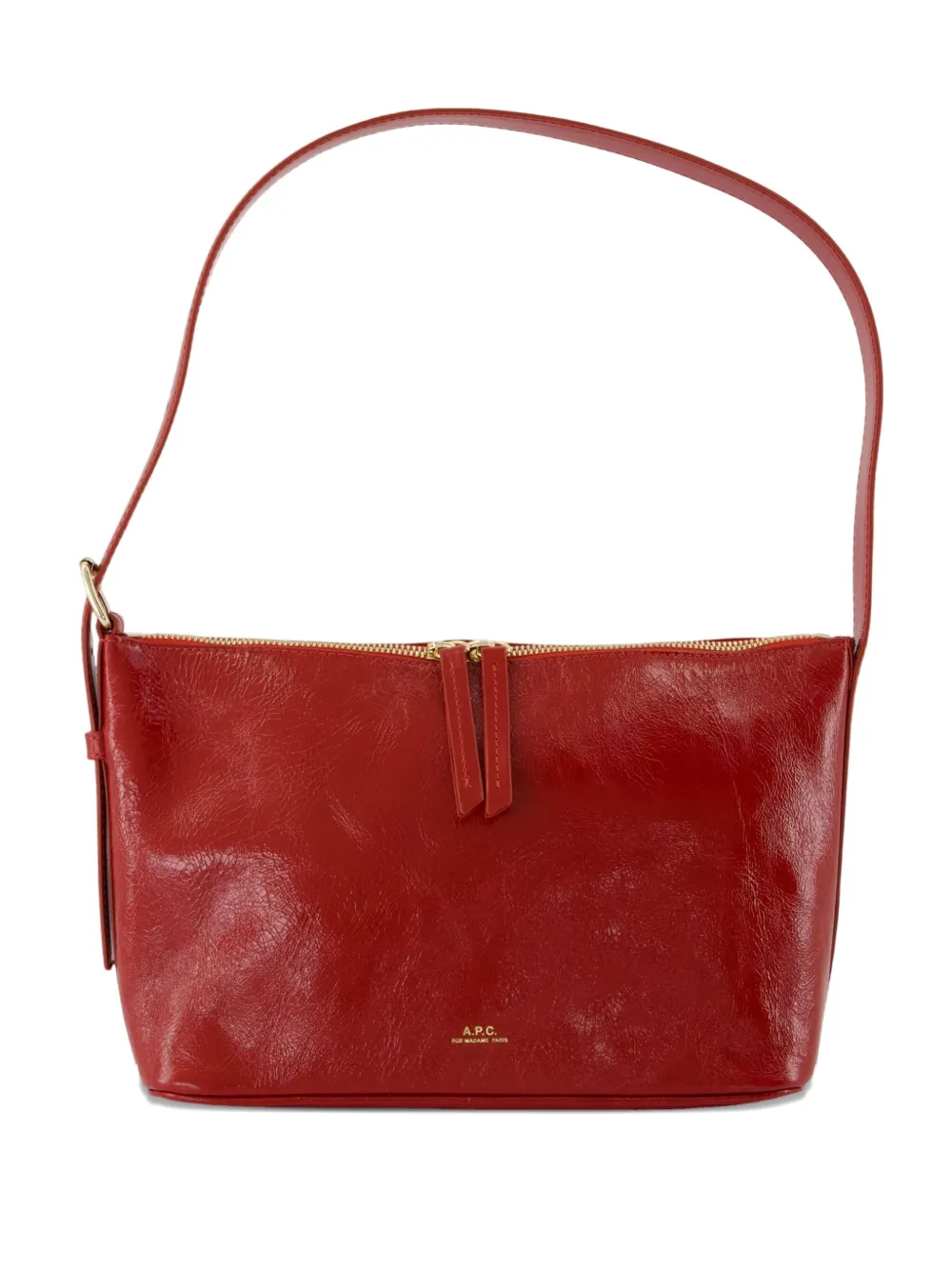 A.P.C. top-handle zip shoulder bag - レッド A.P.C. top-handle zip shoulder bag - レッド