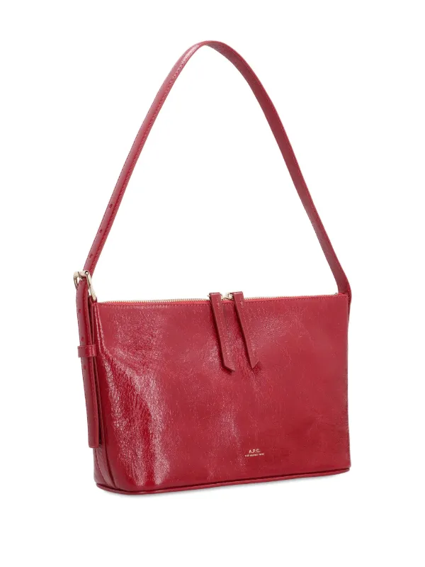 A.P.C. トップハンドル ショルダーバッグ | レッド | FARFETCH JP